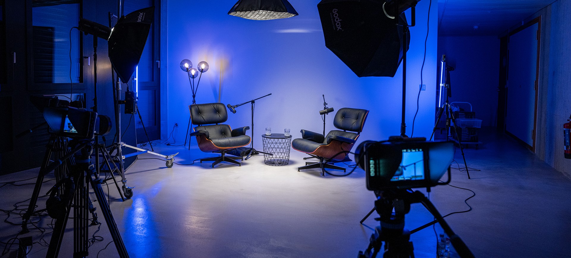 Studio vidéo et podcast professionnel à Genève avec équipement haut de gamme